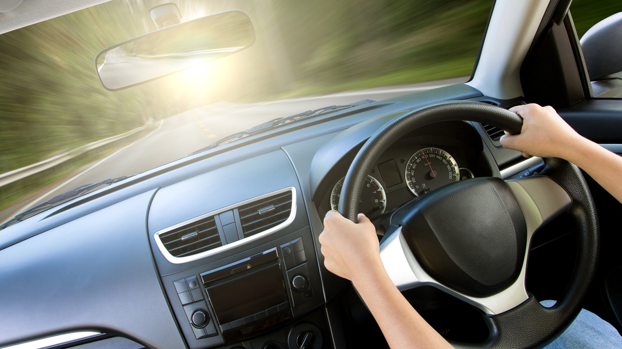 movement speed inside car view